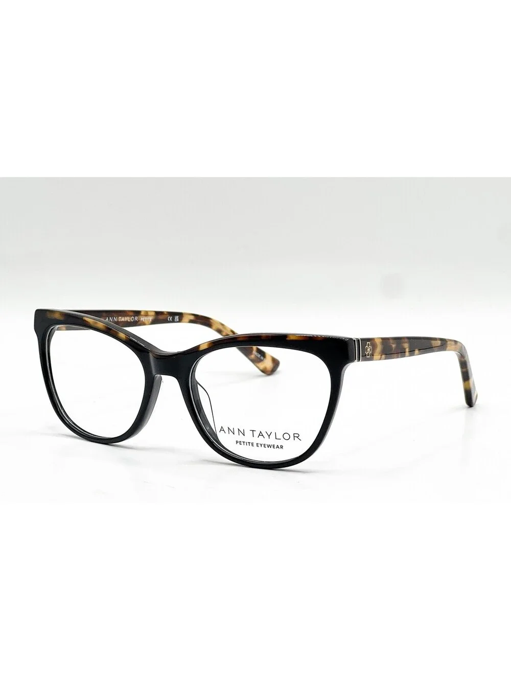 Ann Taylor Atp827 C01 Black Tortoise Authentic Eyeglasses 49-16-130